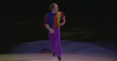 Classic 1994 Ice Skating Routine To 'Walk This Way' From Scott Hamilton 