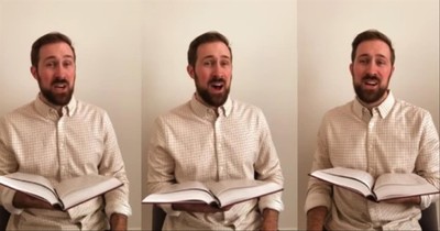 1 Man Performs A Cappella Rendition Of 'Near The Cross'