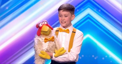13-Year-Old Kid Ventriloquist Has The Judges In Stitches During BGT Audition