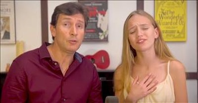 Stunning Father-Daughter Duet To 'Amazing Grace' 
