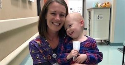 6-Year-Old Cancer Survivor Bonds With Nurse And Now She Wants To Be Just Like Her 