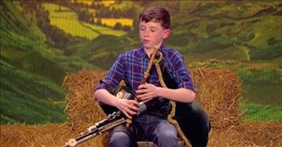 11-Year-Old Showcases Rare Talent With Uilleann Pipes 