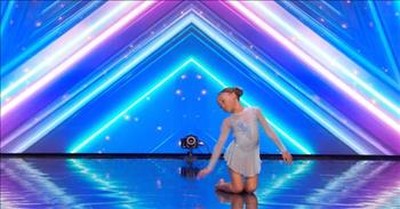 7-Year-Old Brings Down The House With 'Footprints In The Sand' Dance Audition 