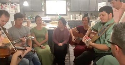 Family Band Performs 'Where The Roses Never Fade' Gospel Song 