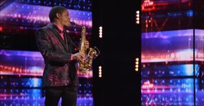 Teen Saxophone Player Was Bullied For His Looks, Now He's A Golden Buzzer Winner 