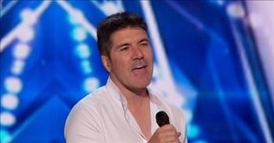 Duo Surprises AGT Fans When They Make 'Simon Cowell' Sing on Stage 