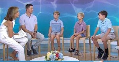 3 Boys Save Drowning Dad With CPR They Remembered From A Movie 