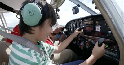 Pilot Helps Steve Hartman's Blind Nephew Live Out His Dreams Of Flying