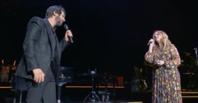Josh Groban And Rita Wilson Sing 'Songbird' Duet 