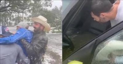 Good Samaritans Come Together To Save Elderly Man From Flooded Vehicle 