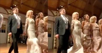 Entire Wedding Party Performs Epic Irish Dance During Reception 