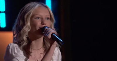 15-Year-Old Ansley Burns Puts Country Spin On 'Unchained Melody' During Blind Audition