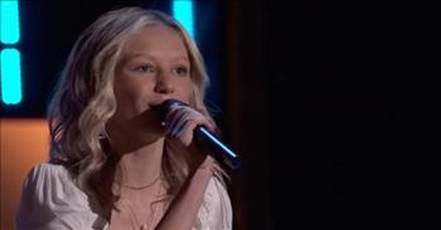 15-Year-Old Ansley Burns Puts Country Spin On 'Unchained Melody' During Blind Audition 
