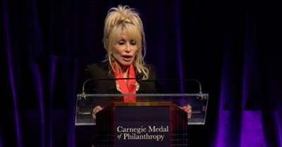 “I Hope The Lord Will Continue To Bless Me”: Dolly Parton Philanthropy Acceptance Speech 