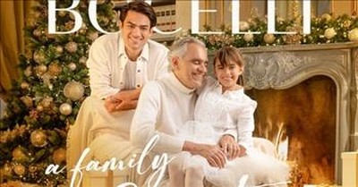 Andrea Bocelli on His New Holiday Album with Kids Matteo and Virginia