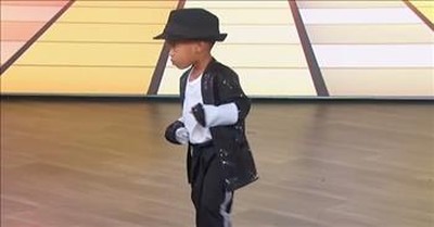 3-Year-Old Michael Jackson Impersonator Steals The Show With Jennifer Hudson 