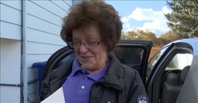 Secret Santa Surprises 69-Year-Old Widow With New Car, And Now Everyone's Sobbing 