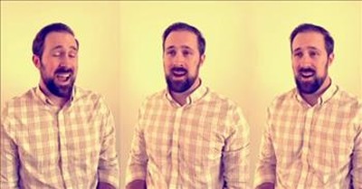 1 Man Sings A Cappella Rendition Of 'The Peace Of God' 
