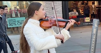 'The Sound of Silence by Young Violinist Karolina Protsenko