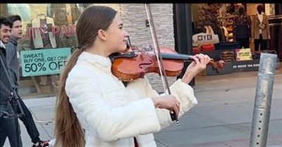 'The Sound of Silence by Young Violinist Karolina Protsenko 