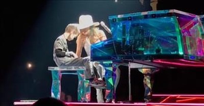 Lady Gaga Surprises 12-Year-Old Special Needs fan by Bringing Him on Stage 