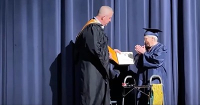 100-Year-old Gets Her High School Diploma