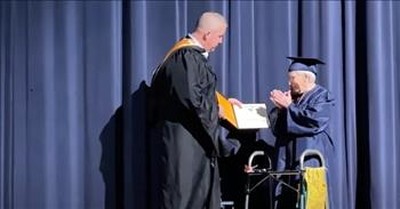 100-Year-old Gets Her High School Diploma 