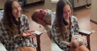 Woman's Emotional Reaction Learning Best Friend Named Baby After Her