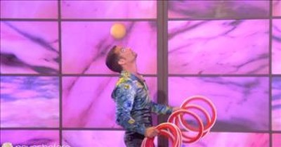 Best Juggler of All Time' on Ellen Show 