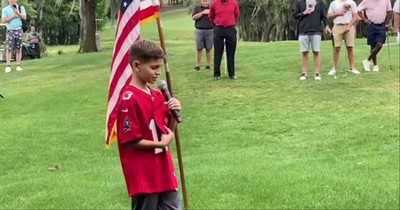 10-Year-Old Performs ‘The National Anthem’ And 1 Man Wipes Away Tears