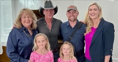 Tim McGraw Helps Dad Dying Of Cancer Record Song For His Daughters 