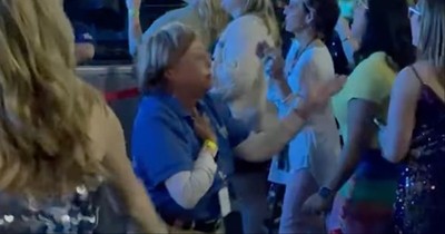 Dancing Security Guard At Taylor Swift Concert Goes Viral