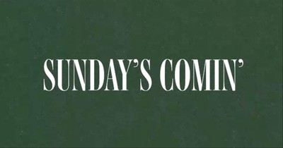 ‘Sunday’s Comin’’ Zach Williams Lyric Video