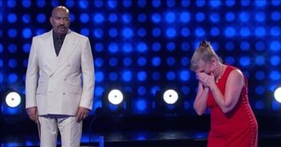 After Daughter Gets Every Top Answer, Steve Harvey Is Nervous For Mom’s Turn 