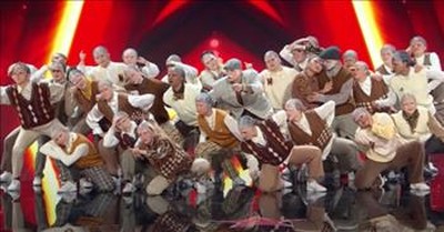 Dance Crew Earns Golden Buzzer From All The Judges After Epic Routine 