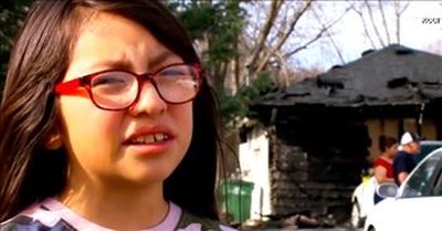 10-Year-Old Hero Saves Little Sister From House Fire 