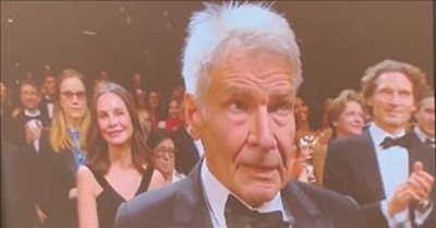 Tear-Filled Harrison Ford Receives 5-Minute Standing Ovation 