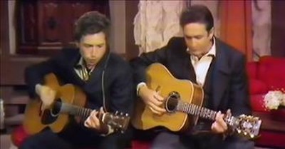 Bob Dylan And Johnny Cash Sing ‘Girl From The North Country’ 