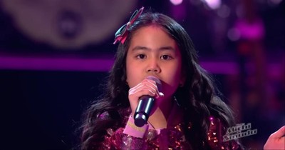 Young Girl Has Judges On Their Feet With 'The Greatest Love Of All'