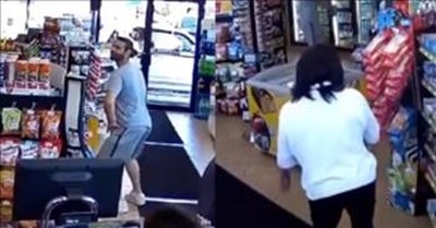 Gas Station Camera Captures Customers Dancing 