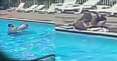 Neighborhood Kids Save Boy Drowning In Pool 