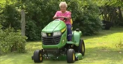 97-Year-Old Treats Herself To John Deere Tractor On Birthday 