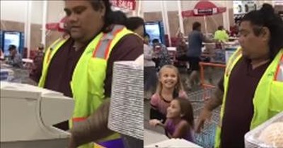 Little Girl Spots Moana Character At The Supermarket And She Has The Best Reaction 