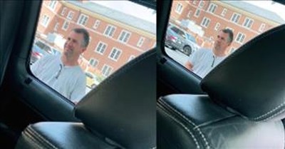 Dad Overcome With Emotion After Dropping Daughter Off At College 