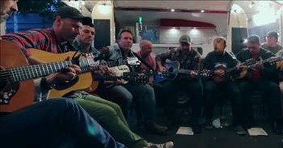 Group of Guitar Players Perform ‘I’ll Fly Away’ Classic Hymn 