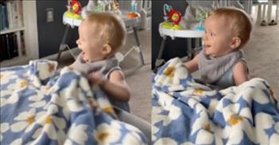 Toddler Cannot Contain Her Excitement When Grandma Comes To Visit 