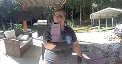 Doorbell Camera Captures Postal Worker’s Efforts To Save Dog From Snake Bite 