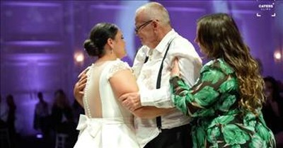 Family Supports Wheelchair-Bound Father As He Shares First Dance With Daughter 