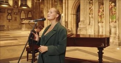Liv Harland Sings ‘Oceans (Spirit Lead Me)’ In Empty Cathedral 