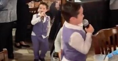 7-Year-Old Crooner Goes Viral Belting Out Classic Tunes 
